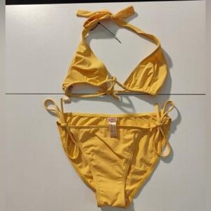 Yellow ERES two piece never used